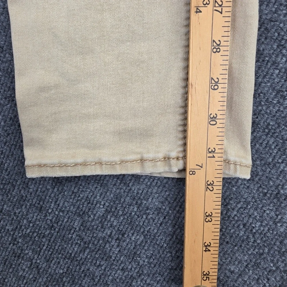 Buckle BKE Jake Straight Pants Men 33x32 Tan Khaki Stretch Regular Fit Mid Rise